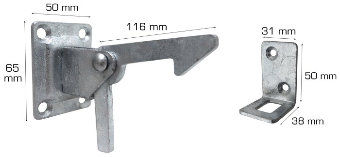 Portlås mini 116 mm